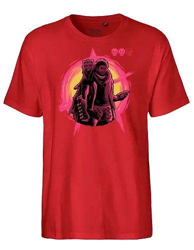Burn To The Ground  - Dungeo, Crawler, Carl, Princess, Donut - Fairtrade T-Shirt