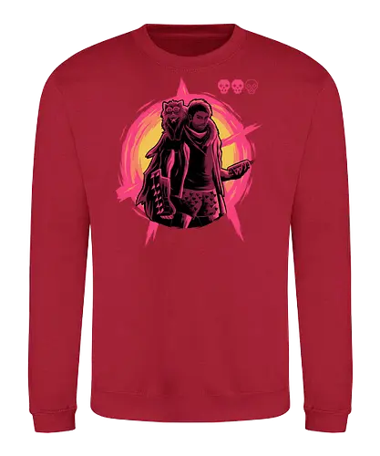 Burn To The Ground  - Dungeo, Crawler, Carl, Princess, Donut - Sweatshirt