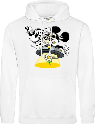 Freaky Alien Maus in UFO - Cartoon Horror Sci-Fi Art - freaky Alien Maus Art, Cartoon Horror Sci-Fi Shirt, Maus UFO dunkles Shirt, Horror Cartoon fliegende Untertasse, Skelett Maus Sci-Fi Art, dunkles rotes Pop Art, alternativer freaky Maus UFO, verrückte Cartoon Sci-Fi Mode, Maus Entführung Blume Art, Underground dunkles Geek Sci-Fi, Horror Nostalgie Cartoon, Punk Maus UFO Cartoon, alternative Sci-Fi Shirt, dunkle Retro Maus Art, chaotischer roter Cartoon Sci-Fi - Standard Hoodie