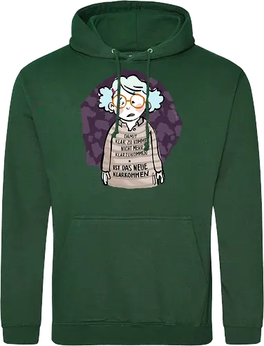 Damit klarzukommen.. - Ringelpulliweisheit, Ringelpulli, Spruch, Weisheit, Lebensweisheit, handgezeichnet, Augeanhirn - Standard Hoodie