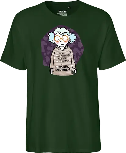 Damit klarzukommen.. - Ringelpulliweisheit, Ringelpulli, Spruch, Weisheit, Lebensweisheit, handgezeichnet, Augeanhirn - Fairtrade T-Shirt