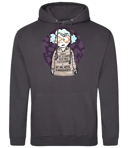 Damit klarzukommen.. - Ringelpulliweisheit, Ringelpulli, Spruch, Weisheit, Lebensweisheit, handgezeichnet, Augeanhirn - Standard Hoodie
