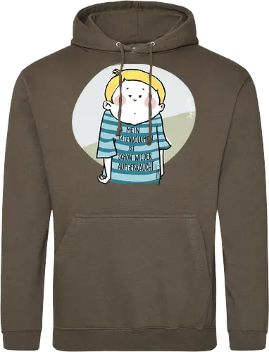 Mein Tatenvolumen.. - Ringelpulli, Weisheit, Spruch, Motivation - Standard Hoodie