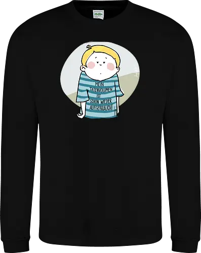 Mein Tatenvolumen.. - Ringelpulli, Weisheit, Spruch, Motivation - Sweatshirt