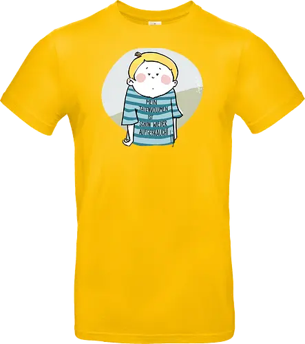 Mein Tatenvolumen.. - Ringelpulli, Weisheit, Spruch, Motivation - Standard T-Shirt