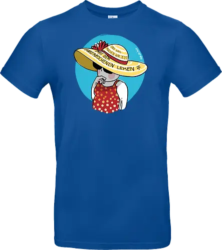 Angebrochenes Leben - ringelpullisprüche, Ringeldinger, streifenweise, Spruch, Weisheit, Motivation, Ringelpulli, deutsch, SprücheShirt, Cartoon Illustration, Statement, Handgezeichnet, Humor, Selbstironie, Streifenpulli, Spruchshirt - Standard T-Shirt