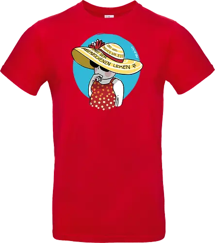 Angebrochenes Leben - ringelpullisprüche, Ringeldinger, streifenweise, Spruch, Weisheit, Motivation, Ringelpulli, deutsch, SprücheShirt, Cartoon Illustration, Statement, Handgezeichnet, Humor, Selbstironie, Streifenpulli, Spruchshirt - Standard T-Shirt