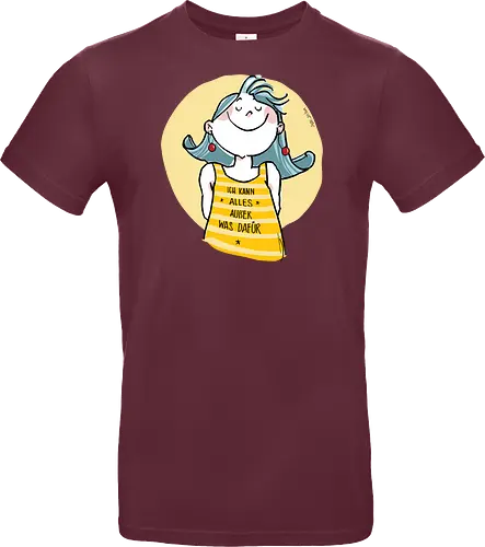 Ich kann alles.. - Ringelpulliweisheit, Ringelpulli, Spruch, Weisheit, Lebensweisheit, handgezeichnet, Augeanhirn - Standard T-Shirt