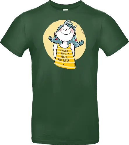 Ich kann alles.. - Ringelpulliweisheit, Ringelpulli, Spruch, Weisheit, Lebensweisheit, handgezeichnet, Augeanhirn - Standard T-Shirt