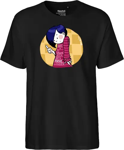 Nach vorne - Ringelpulli, Weisheit, Spruch, Motivation - Fairtrade T-Shirt