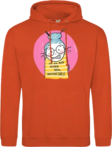 Untertüdelt - ringelpulli, Weisheit, Spruch, Motivation, Tüdeltied - Standard Hoodie