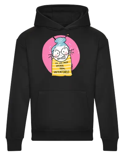 Untertüdelt - ringelpulli, Weisheit, Spruch, Motivation, Tüdeltied - Heavyweight Hoodie