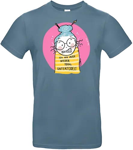 Untertüdelt - ringelpulli, Weisheit, Spruch, Motivation, Tüdeltied - Standard T-Shirt