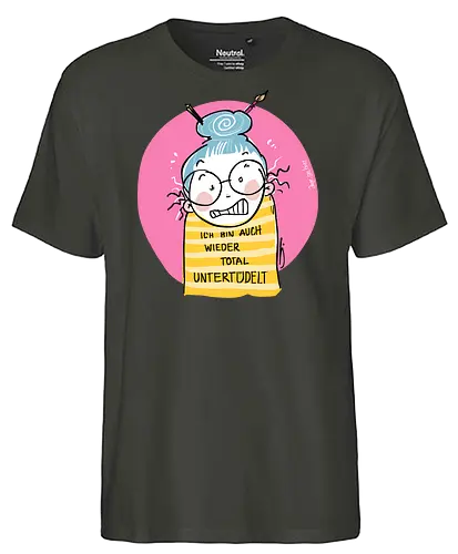 Untertüdelt - ringelpulli, Weisheit, Spruch, Motivation, Tüdeltied - Fairtrade T-Shirt