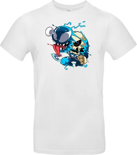 Freaky Kreatur - Dunkles Chaos - freaky creature, dunkles monster, horror kunst, creepy art, skelett, monster design, dark cartoon, gothic art, gruselige kreatur, body horror, seltsame kunst, fantasy monster, horror cartoon, dunkle ästhetik, geek art - Standard T-Shirt