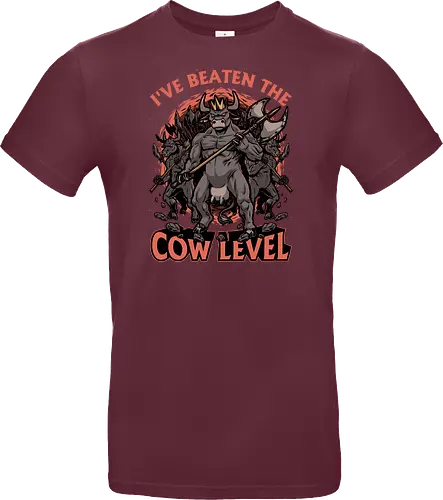 Game Cow Monster - Knight, Barbarian, Gateway, Ritual, Axe, War, Army, Games, Game, Video Games, Video Game, Classic, Classic Horror, Classic Video Games, Classic Video Game, Classic Games, Classic Game, Cow, Monsters, Monster, Geek, Nerd, Rpg Video Game, Rpg, Dark Fantasy, Fantasy, Adventure, Horror, Magical, Magic, Magical Creatures, Magical Creature, Warrior - Standard T-Shirt