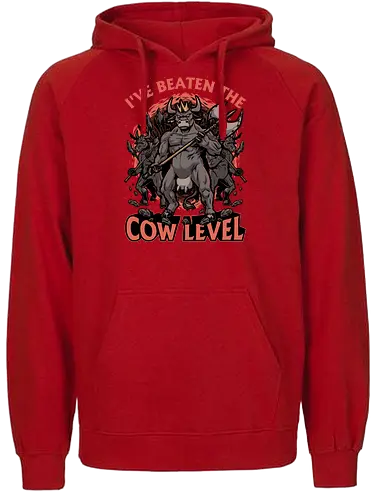 Game Cow Monster - Knight, Barbarian, Gateway, Ritual, Axe, War, Army, Games, Game, Video Games, Video Game, Classic, Classic Horror, Classic Video Games, Classic Video Game, Classic Games, Classic Game, Cow, Monsters, Monster, Geek, Nerd, Rpg Video Game, Rpg, Dark Fantasy, Fantasy, Adventure, Horror, Magical, Magic, Magical Creatures, Magical Creature, Warrior - Fairtrade Hoodie