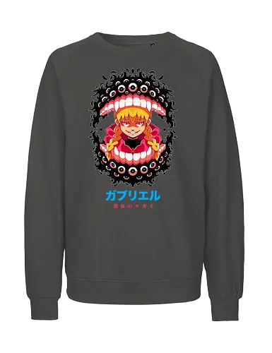 DEADLY BITE - yomi no tugai, gabu, gabby, tsugai, Alchemist, anime, manga - Fairtrade Sweatshirt
