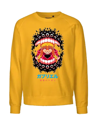 DEADLY BITE - yomi no tugai, gabu, gabby, tsugai, Alchemist, anime, manga - Fairtrade Sweatshirt
