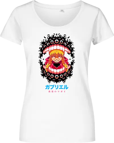 DEADLY BITE - yomi no tugai, gabu, gabby, tsugai, Alchemist, anime, manga - Damen T-Shirt