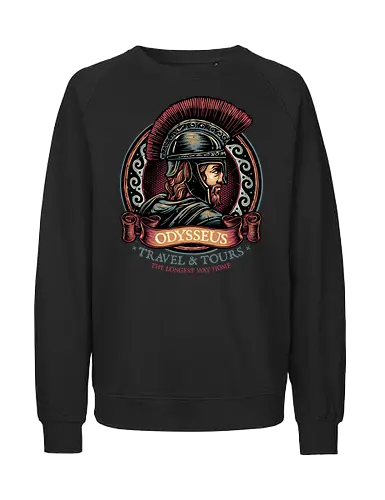 Odysseus Travel and Tours - Movie, film, myth, adventure, poem, action, fantasy, mythic - Fairtrade Sweatshirt