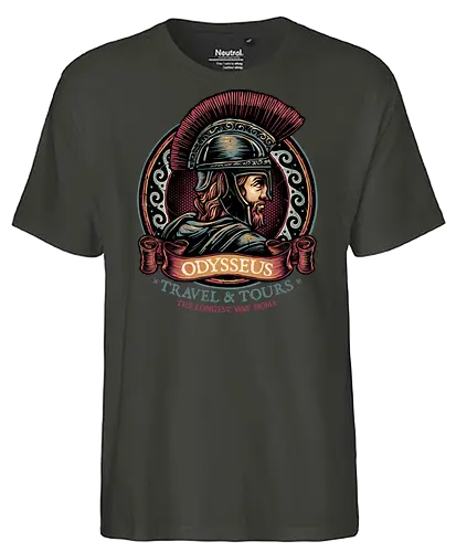 Odysseus Travel and Tours - Movie, film, myth, adventure, poem, action, fantasy, mythic - Fairtrade T-Shirt
