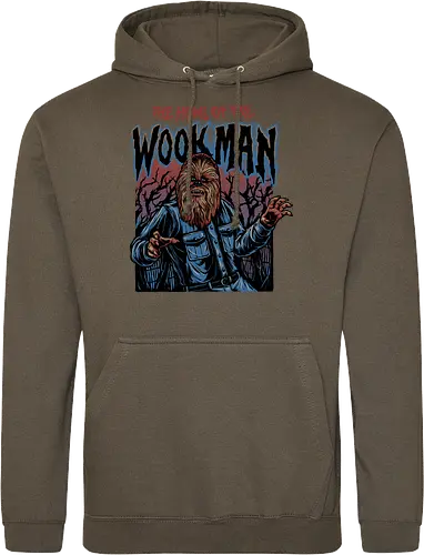 The Howl of the Wookman - science fiction, Movie, film, galaxy, galactic, sci-fi - Standard Hoodie