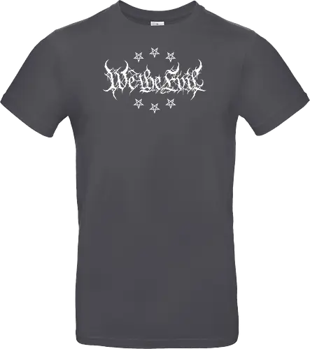 We The Evil - dark aesthetic, we the people, metal parody, black metal, pentagram, satanic, gothic, death metal, occult, heavy metal, edgy typography, metalhead, streetwear, dark humor, anti social - Standard T-Shirt