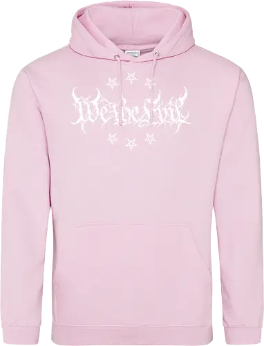 We The Evil - dark aesthetic, we the people, metal parody, black metal, pentagram, satanic, gothic, death metal, occult, heavy metal, edgy typography, metalhead, streetwear, dark humor, anti social - Standard Hoodie