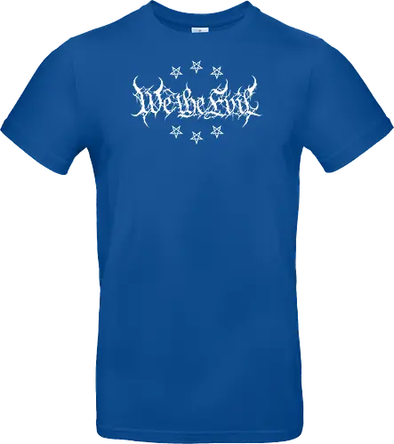 We The Evil - dark aesthetic, we the people, metal parody, black metal, pentagram, satanic, gothic, death metal, occult, heavy metal, edgy typography, metalhead, streetwear, dark humor, anti social - Standard T-Shirt