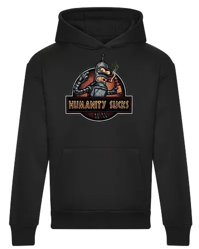 Robot against Humanity - comedy, humor, robot, TV series, animated, animation, sitcom, space, sci-fi - Heavyweight Hoodie