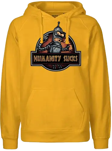 Robot against Humanity - comedy, humor, robot, TV series, animated, animation, sitcom, space, sci-fi - Fairtrade Hoodie