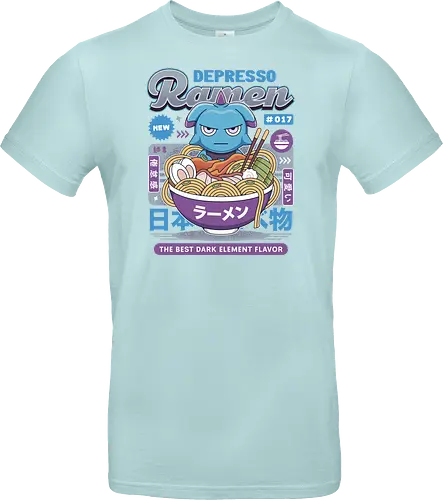 Depresso Ramen Vintage - Pal, pal world, depresso, game, gaming, video game, gamer, survival, crafting, farming, monsters, espresso, ramen, lamball, adventure - Standard T-Shirt