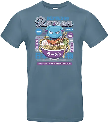 Depresso Ramen Vintage - Pal, pal world, depresso, game, gaming, video game, gamer, survival, crafting, farming, monsters, espresso, ramen, lamball, adventure - Standard T-Shirt