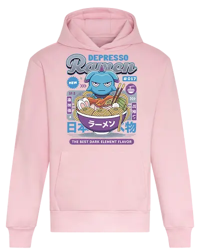 Depresso Ramen Vintage - Pal, pal world, depresso, game, gaming, video game, gamer, survival, crafting, farming, monsters, espresso, ramen, lamball, adventure - Heavyweight Hoodie