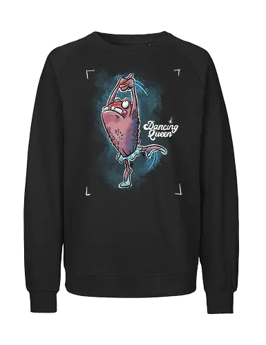 Dancing Queen - Monster, Monsta, Frog, Frosch, Ballett, Dance, Dancing Queen, Tanzen, Tütü - Fairtrade Sweatshirt