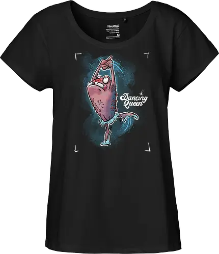 Dancing Queen - Monster, Monsta, Frog, Frosch, Ballett, Dance, Dancing Queen, Tanzen, Tütü - Fairtrade Girl Shirt