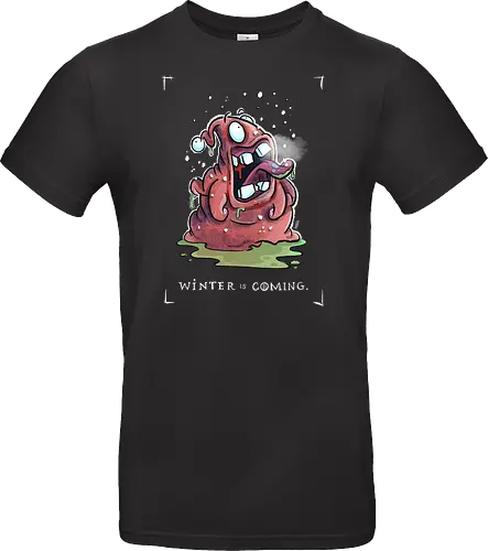 Winter is coming. - Monster, Monsta, Throne, Winter, Schnee, Schneeflocke, Weihnachten, Xmas - Standard T-Shirt
