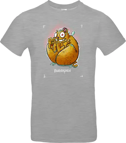 Yoga - Blumenpose - Monsta, Monster, Yoga - Standard T-Shirt