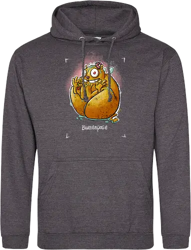 Yoga - Blumenpose - Monsta, Monster, Yoga - Standard Hoodie