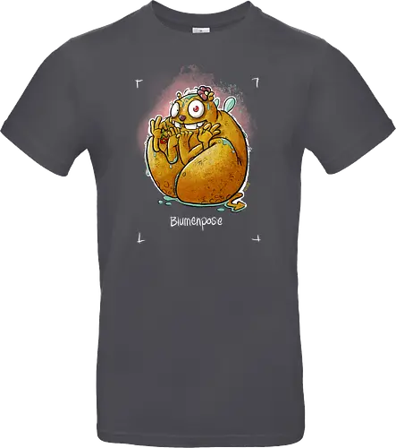 Yoga - Blumenpose - Monsta, Monster, Yoga - Standard T-Shirt