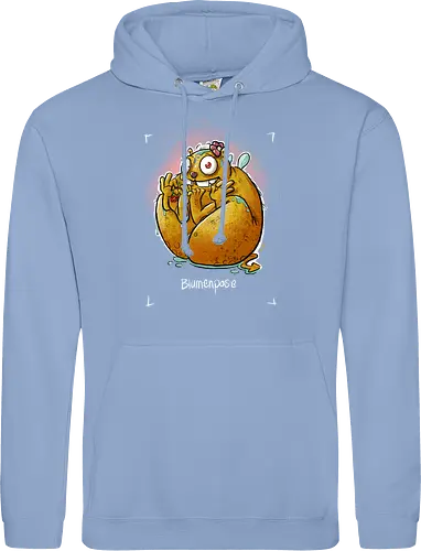 Yoga - Blumenpose - Monsta, Monster, Yoga - Standard Hoodie