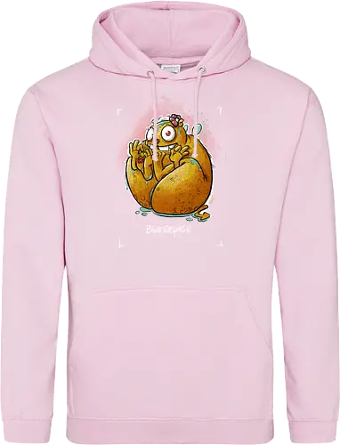 Yoga - Blumenpose - Monsta, Monster, Yoga - Standard Hoodie