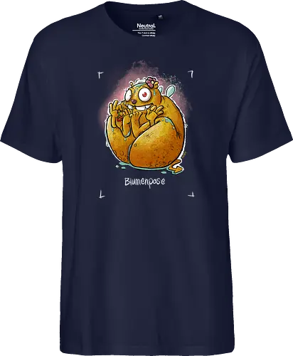 Yoga - Blumenpose - Monsta, Monster, Yoga - Fairtrade T-Shirt