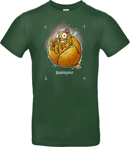 Yoga - Blumenpose - Monsta, Monster, Yoga - Standard T-Shirt