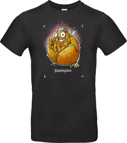 Yoga - Blumenpose - Monsta, Monster, Yoga - Standard T-Shirt