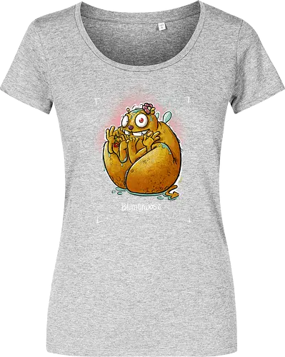 Yoga - Blumenpose - Monsta, Monster, Yoga - Damen T-Shirt