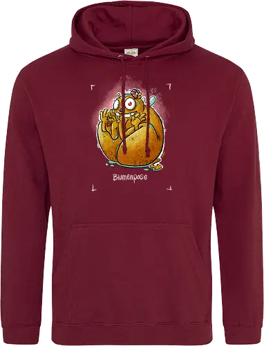 Yoga - Blumenpose - Monsta, Monster, Yoga - Standard Hoodie