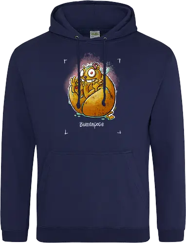 Yoga - Blumenpose - Monsta, Monster, Yoga - Standard Hoodie