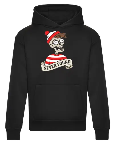 Never Found: The Lost Explorer - funny skeleton shirt, classic search parody tee, never found graphic apparel, dark humor streetwear, nostalgic 90s clothing, ironic pop culture shirt, minimalist skull design, retro hide and seek merch, sarcastic aesthetic fashion, funny Halloween graphic tee, funny skeleton shirt, classic search parody tee, never found graphic apparel, dark humor streetwear, nostalgic 90s clothing, ironic pop culture shirt, minimalist skull design, retro hide and seek merch, sarcastic aesthetic fashion, funny Halloween graphic tee - Heavyweight Hoodie